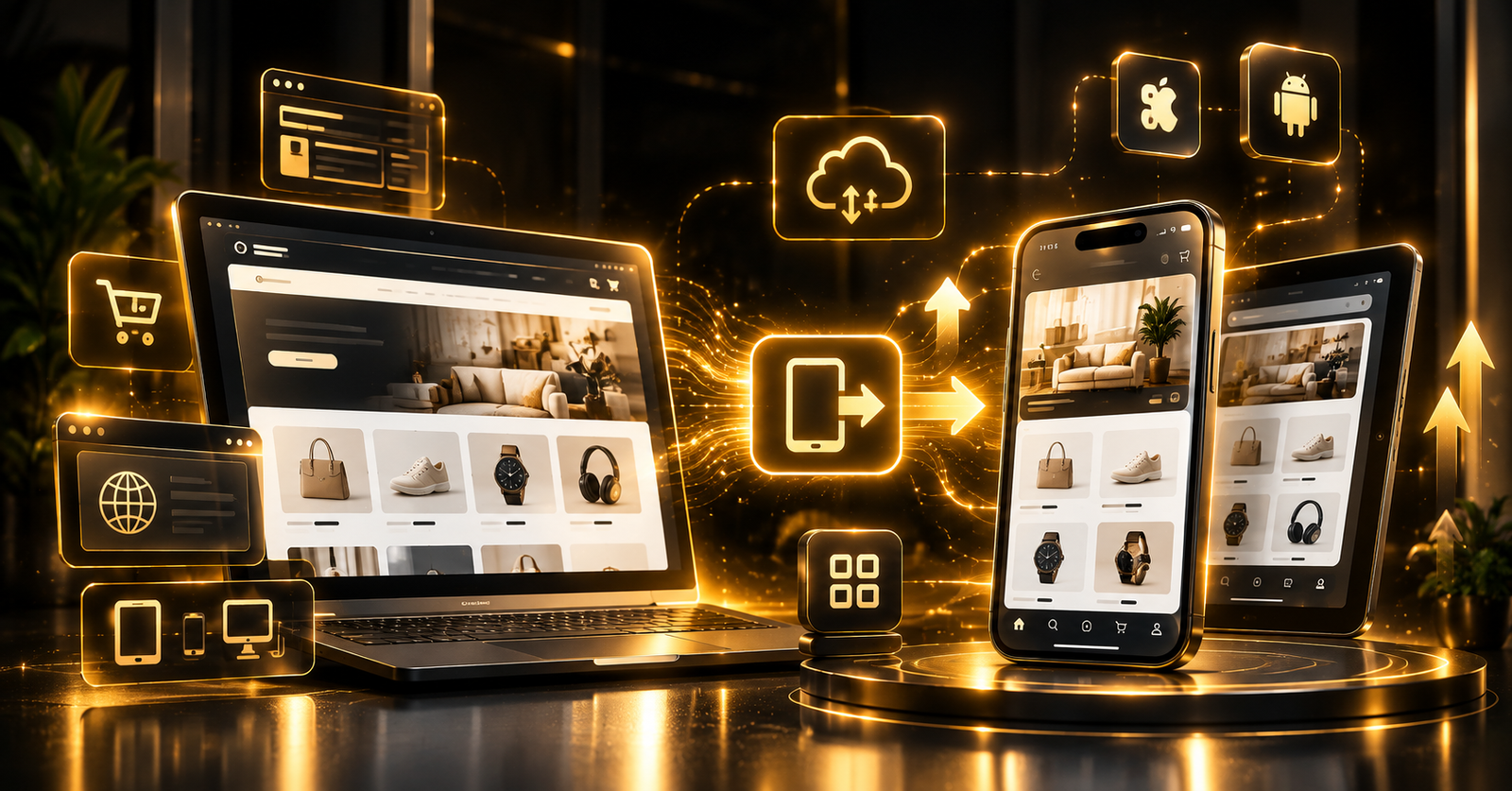 تحويل المواقع والمتاجر إلى تطبيقات